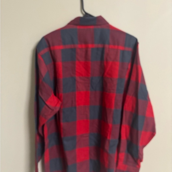 OHIO STATE Flannel Shirt Authentic Varsity Apparel Mens Size Medium New Plaid - Picture 2 of 5